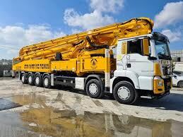 Concrete pump truck supplied by Speed Way Supply