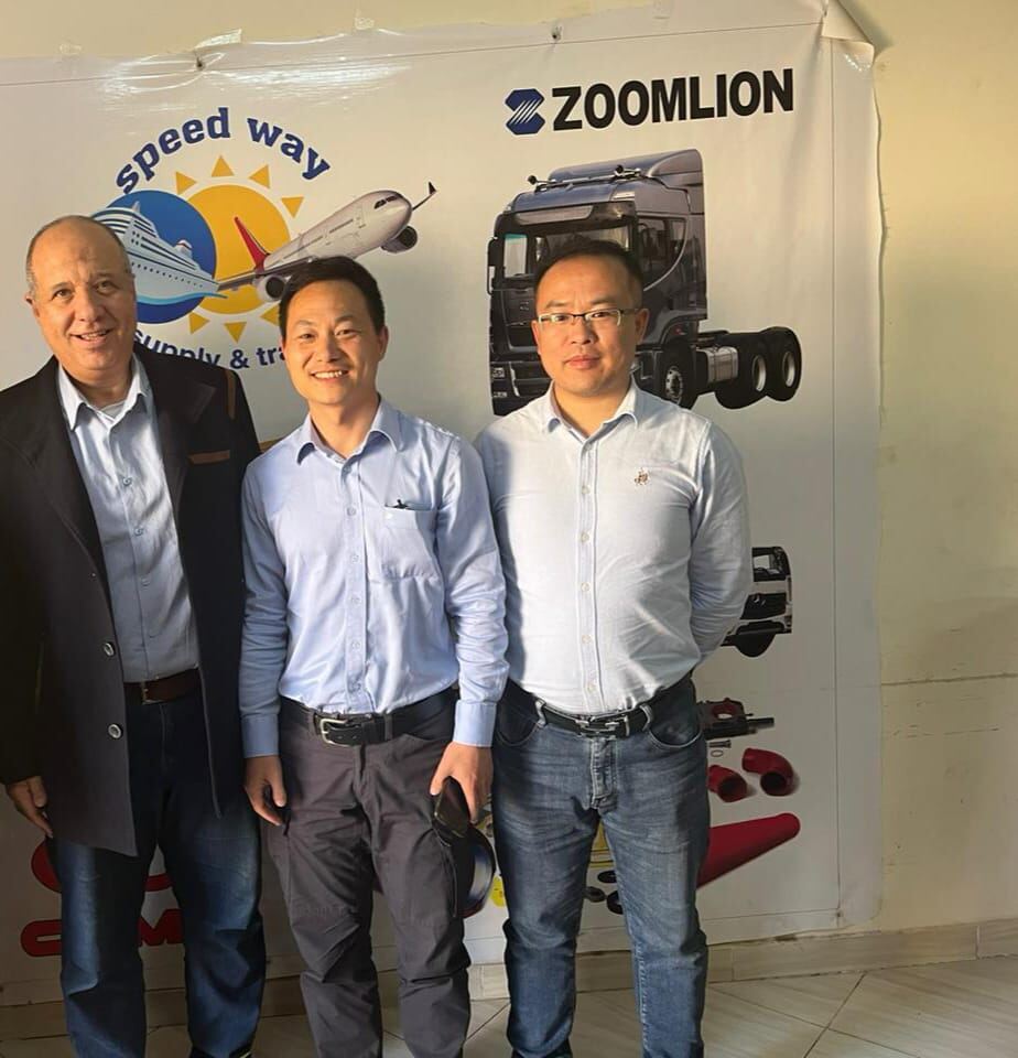 Speed Way Supply team with Zoomlion representatives